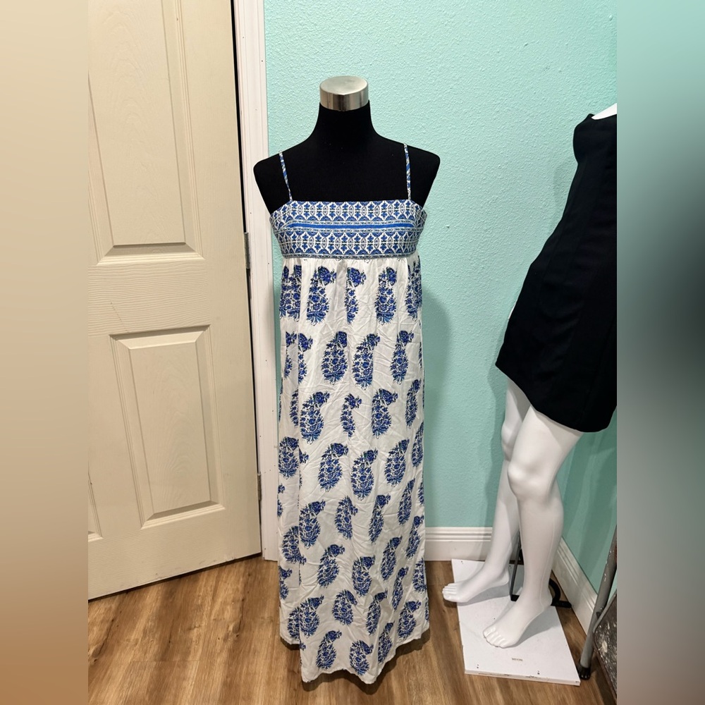 BOTEH Mar Floral-print Organic-cotton Dress